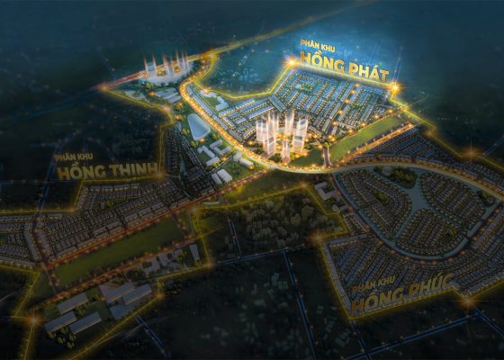 Vị trí phân khu Hồng Phát